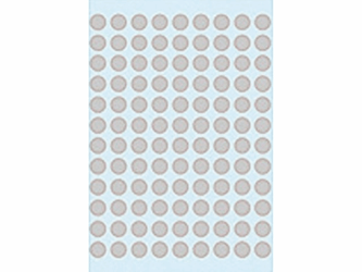 ETIKET HERMA 1838 ROND 8MM 540ST GRIJS artikel afbeelding