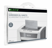 Leitz Leitz IQ olievellen voor papiervernietiger (pak 12 stuks)