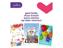 Wenskaart Hallmark A4 felicitaties /pk8