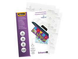 Lamineerhoes Fellowes A3 2x80micron glans 100 stuks