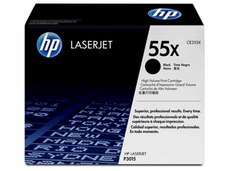 TONERCARTRIDGE HP 55X CE255X 12.5K ZWART artikel afbeelding