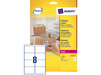 ETIKET AVERY L7165-40 99.1X67.7MM 320ST artikel afbeelding