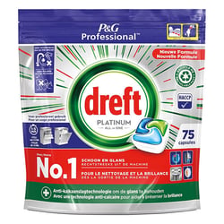 Vaatwastablet Dreft allin1 plat reg/pk75