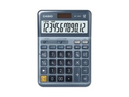 Casio DF-120EM Bureaurekenmachine, Groot, 12-cijferig, Blauw