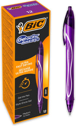 Gelpen Bic Gelocity Quik Dry paars/ds12