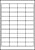 Etiket Avery Zweckform 3657-200 48.5x25.4mm wit 8000stuks