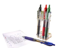 Gelschrijver Pilot Set2Go Clicker BL-G2-7 0.4mm set à 4 stuks basis ass