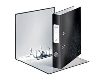 Leitz WOW 180° Ordner, A4, Rugbreedte 50 mm, Karton, Zwart artikel afbeelding