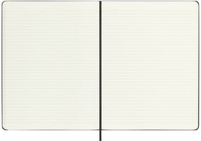 Notitieboek Moleskine XL 190x250mm lijn hard cover zwart