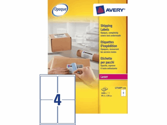 ETIKET AVERY L7169-250 99.1x139MM 1000ST