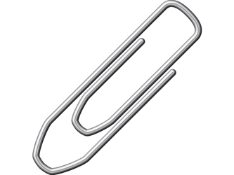 Paperclip Alco 26mm hoekig verzinkt 100stuk