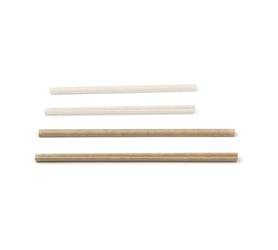 Roerstaafje papier (FSC®) kraft, 140 x 6 mm