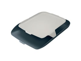 Leitz Cosy Brievenbak met organiser A4, Kunststof, Fluweel grijs
