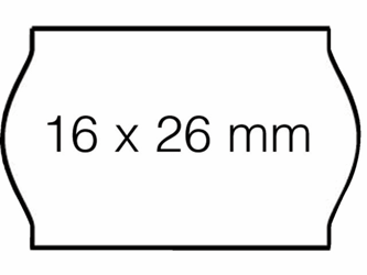 PRIJSETIKET OPEN-DATA VOOR S14 26X16MM N-PERM WIT  artikel afbeelding