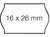 PRIJSETIKET OPEN-DATA VOOR S14 26X16MM N-PERM WIT  artikel afbeelding