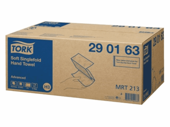 Papieren handdoekjes Tork 2-laags Singlefold  TORK 290163 artikel afbeelding