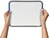 Whiteboard Nobo Slim Line 22x28cm wit