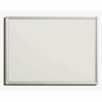 Whiteboard Economy plaatstaal, geëmailleerd (Bordhoogte: 450 mm; Breedte: 600 mm; Gewicht: 3.25 kg; Hoogte: 450 mm)