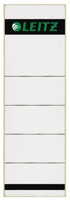 Rugetiket Leitz breed/kort 62x192mm zelfklevend grijs