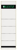 RUGETIKET LEITZ 1642 69X192MM GRIJS artikel afbeelding