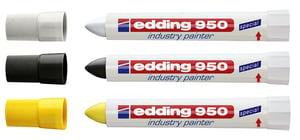 Viltstift edding 950 pastamarker industry rond 10mm wit