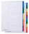 Tabbladen Quantore 4-gaats 5-delig assorti tabs PP