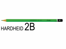 Potlood Bic Criterium 550 zeshoekig 2B