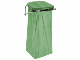 Wandafvalzakhouder Wallfix, kleur groen, model VB 210801