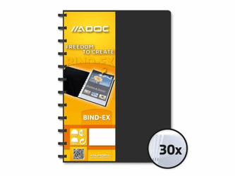 ADOC Showalbum Adoc BIND-EX A4 30tassen zwart artikel afbeelding
