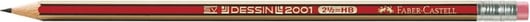 Potlood FC Dessin +gumHB/pk12