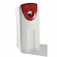 Afvalbak voor kringloopmateriaal MAXI inhoud 140 l deksel (Dekselkleur: rood; Uitvoering inworp: inwerpopening)