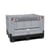 Palletcontainer, opvouwbaar l x b x h = 1200x1000x800 mm 3 lopers, gesloten, grijs/zwart