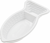C-Foodtray Type 71 203x95x35 PS Wit Inhoud 230CC. Sausinhoud 60CC. Doosinhoud 1000 St. artikel afbeelding
