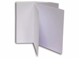 Dubbele kaart Papyrus Envelpack Design vierkant 130x130mm wit 894466