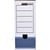 Archiefdoos Bankers Box System A4 100mm wit blauw