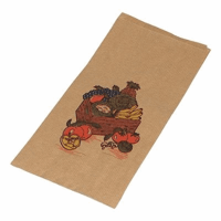 Fruitzak 16+2x5x35,5cm 3 pond papier bruin Kistje gezond kalim