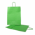 Papieren draagtas met gedraaide handgreep 22+10x31cm, 90 grams, kleur lichtgroen artikel afbeelding