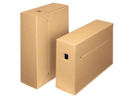 Loeff's Patent Citybox Archiefdoos, Karton, 260 x 115 x 390, Bruin (pak 50 stuks)