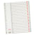 Tabblad Esselte 11r A4 PP A-Z grijs