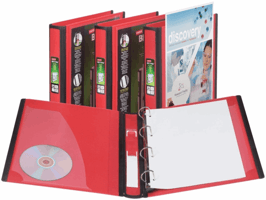 Staples Presentatieringband Better Binder Ringcapaciteit 25 mm, rood
