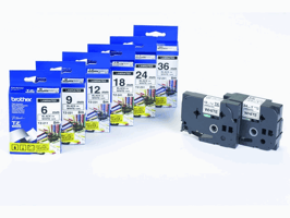 Labeltape Brother P-touch TZe-253 standaard 24mm blauw op wit