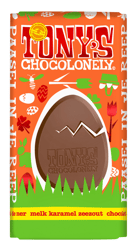 Chocolade Tony's Chocolonely paasreep melk karamel zeezout 180 gram