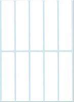 Etiket HERMA 2420 20x75mm wit 320 stuks