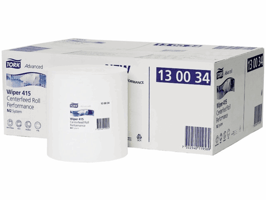 Poetspapier Tork M2 centerfeed 1-laags 165m wit 130034