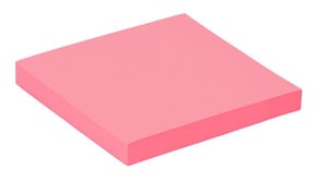 Memoblaadjes Quantore 76x76mm neon roze