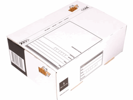 Postpakketbox 3 CleverPack 240x170x80mm wit pak à 25 stuks