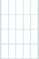 Etiket HERMA 2400 19x40mm wit 640 stuks