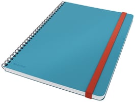 Notitieboek Leitz Cosy B5 lijn spiraal blauw