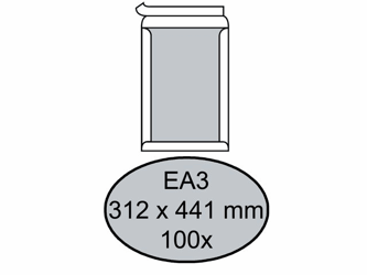 ENVELOP QUANTORE BORDRUG EA3 312X441 ZK 120GR WIT artikel afbeelding