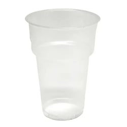 Beker transparant 250ml PP bier